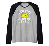 Hombre Taco Abuelo Funny Spanish Grandpa Día del Padre Blanco Camiseta Manga Raglan