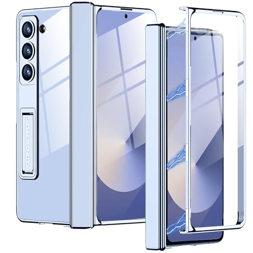Coque antichoc Samsung Galaxy Z Fold 6 avec verre trempé et support pliable magnétique