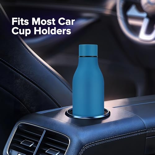 Image of Insulated Stainless Steel water bottle no straw for Men Women, 18 oz, Blue