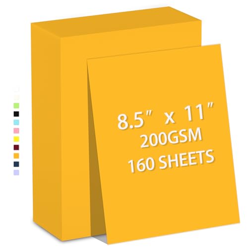 160 p 8.5 x 11 v~AEFCg 200gsm IWJ[hXgbN y[p[  Ntg ҏ | 炩ȃv^[ J[hXgbNy[p[ | DIY&v[Xp̃oNp