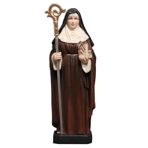 Figura Decorativa Virgen Santa Brigid 16.5 cm Resina