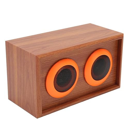Cyrank Startseite Holz-Regallautsprecher, HiFi Loseless Sound Studio-Hochtönerlautsprecher Passive Regallautsprecher 35 W 6 Ω Home Lautsprecher(#2)