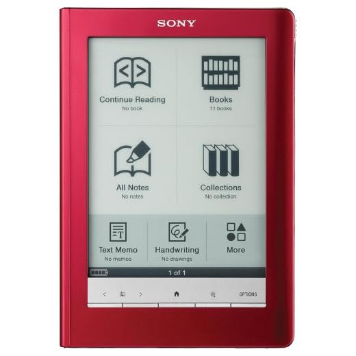 Sony Digital Reader Touch Edition - Red (PRS600RC)