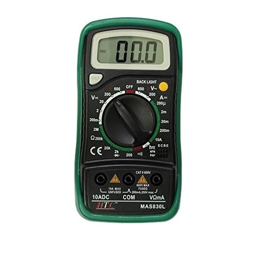 HTC Instrument Mas 830L Digital Pocket Multimeter Dmm