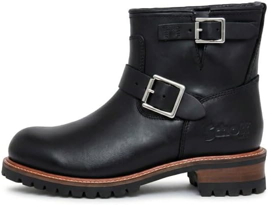 Amazon | Schott ショット エンジニアブーツ ショート丈 レザー ワーク