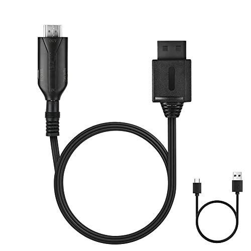 AXFEE Wii a HDMI Convertidor, Entrada Wii Salida HDMI Apoyo 720/1080P, Reproductor de Adaptador,...