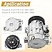 VANPERT 92600-AU000 AC Compressor Fit for Nissan X-Trail T30/Primera 2.0L 2001-2008 For Nissan X-Trail T30 2.5L 2002-2007 Replace 92600-AU01B