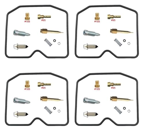 Kit composants carburateur pour Suzuki GSX 750 Inazuma pièces de précision à membrane 1998-2001 - 2