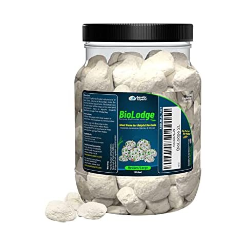 Aquatic Experts BioLodge Aquarium Bio Media for Freshwater and Saltwater Aquariums, Compatible with Canister Filter, Sump, and Hang-On-Back Filters, 2 Liters Cover