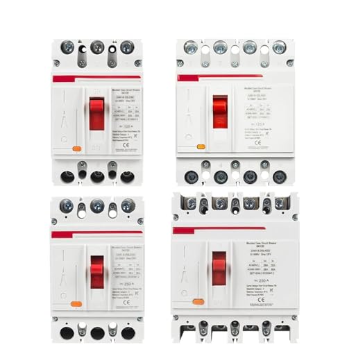 Disjoncteur boîtier moulé AC 400V 100A 3P pour protection solaire