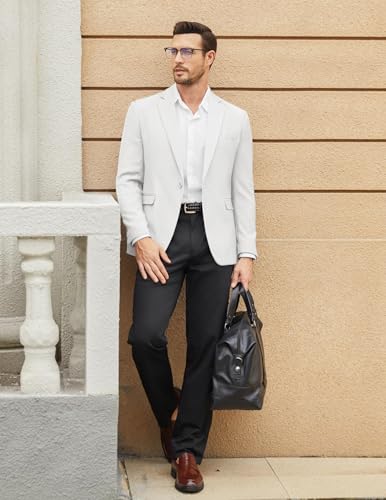 Image of COOFANDY Men's Casual Blazer One Button Sport Coat Slim Fit Lightweight Suit Blazer Jacket
