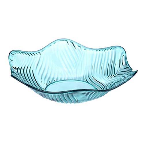 Hemoton Plastic Salad Bowl Fruit Bowl Plate Snack Dish Dessert Bowl Food Serving Bowls for Bread Snacks Vegetables Candy Appetizer Potpourris