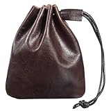 Design versatile e capiente: la borsa in pelle è perfetta per gioielli, collane, bracciali, orecchini, anelli, cuffie, monete e qualsiasi altra cosa che debba essere protetta dalla polvere. Riponila nella borsa per evitare l'attrito con altri oggetti.
