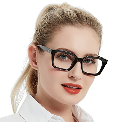 Image of Lightweight Reading Glasses Men Women Square Spring Hinges Readers 1.00 1.25 1.50 1.75 2.00 2.25 2.50 2.75 3.00