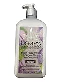 Hempz Triple Moisture Sweet Peppermint & Sugar Plum Body Creme - 17 oz