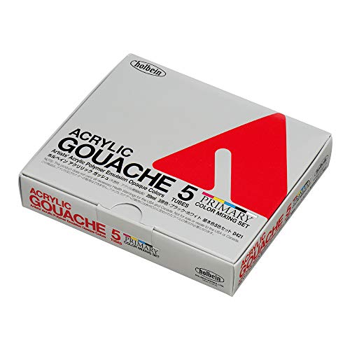 Holbein Acryl La Gouache Five Primary Cols Set (Japan Import) 20 ml (5 Stück) Cover