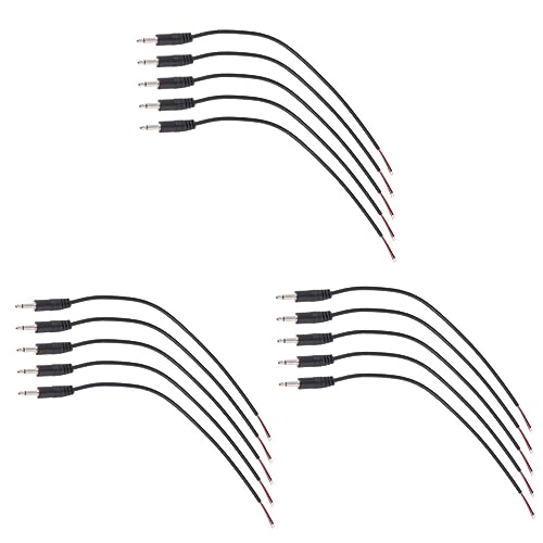 OSALADI 30 Piezas Conector Macho Mono Convertidor De Conector De Micrófono Adaptador De Auriculares Micrófono De Auriculares Cable De Audio del Altavoz Cable De Micrófono