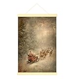 Leinwand-Poster zum Aufhängen, Weihnachtsmann, 
