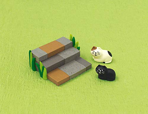 Amazon.co.jp: デコレ(Decole) デザイン小物 谷根千 だんだん猫 約70