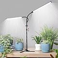 CalKoo 2025 Professional Grow Lights for Indoor Plants Growing, 126 LEDs 6000K Full Spectrum Plant Grow Lights Indoor, Height Adjustable (13-38''), 3 Spectrum Modes + 10 Dimming with 4/8/12/18H Timer