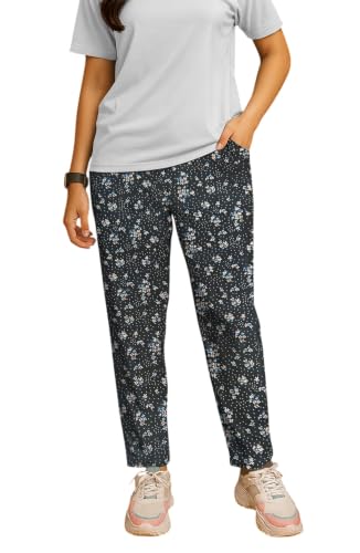 Image of TIRUPUR GUIDEFASHION Women's Cotton Printed Pyjama Black
