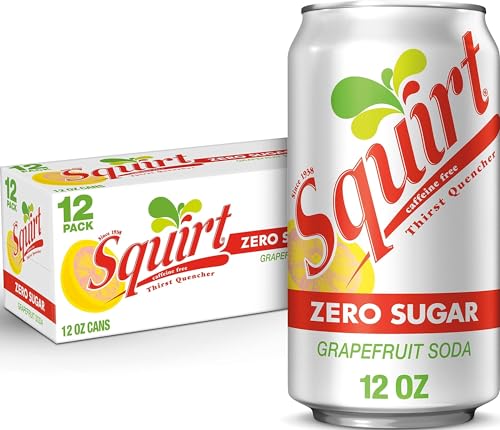 Squirt Zero Sugar Grapefruit Soda, 12 fl oz...