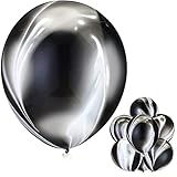 24 Pieces Tie Dye Agate Marble Balloons 10 Inches Tie Dye Swirl Latex Balloons for Theme Party...