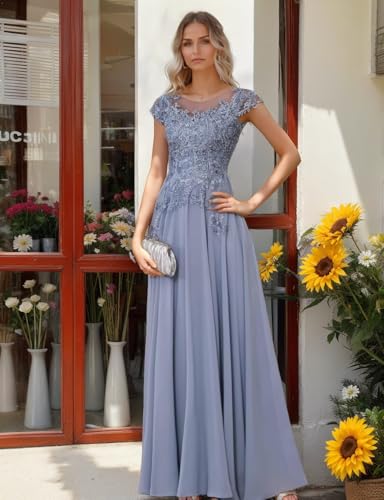 Lace Chiffon Mother of The Bride Dresses for Women Long Wedding Guest Gowns A Line Mother of The Groom Dresses4