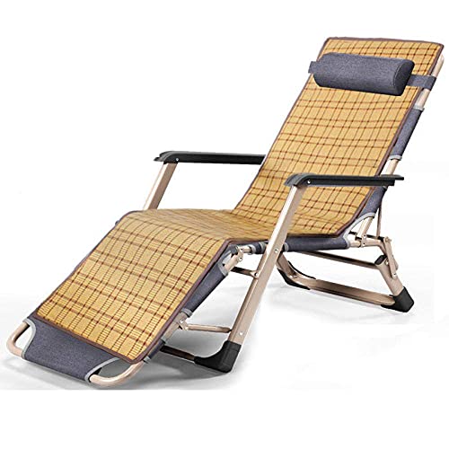 Chaise de bureau portable et modulable avec matelas gris amovible