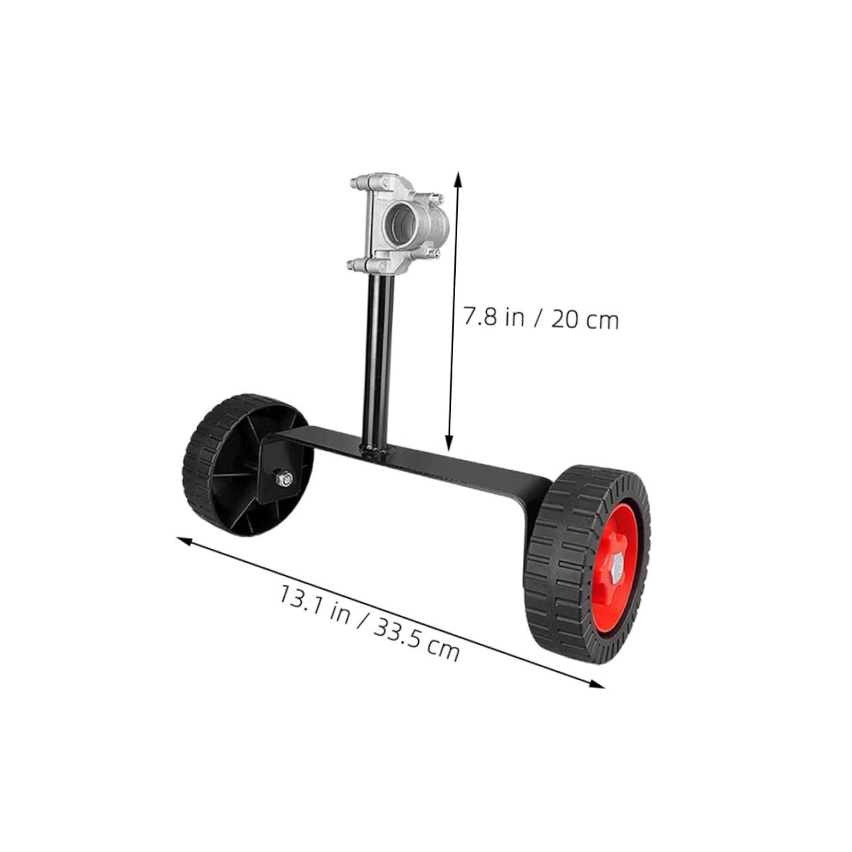 2piezas Recortadora De Hilo Ruedas Soporte Para Herramientas De Jardinería Ruedas Para Cortacésped Compatible Mochila y Montaje Lateral
