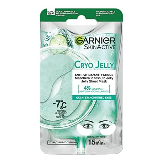 Mascarilla para Contorno de Ojos Garnier Hyaluronic Cryojelly Antifatiga (5 g)