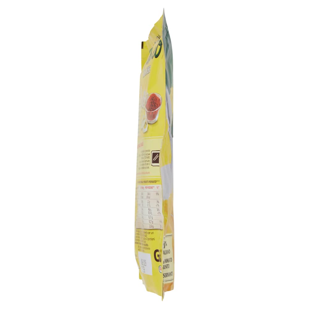 Star Risotto Lot de 10 crèmes au riz crémeux Alla Milanese au safran 175 g Plats préparés 100% italiens + Polpa Italian Gourmet 400 g