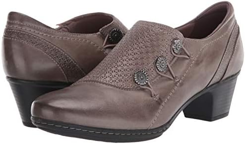 Cobb Hill Women's Kailyn High Vamp Pump, Grey, 7 Narrow | Image 6