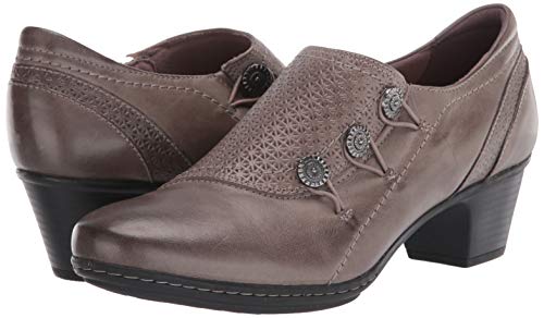 Cobb Hill Women's Kailyn High Vamp Pump, Grey, 7 Narrow #TOP6