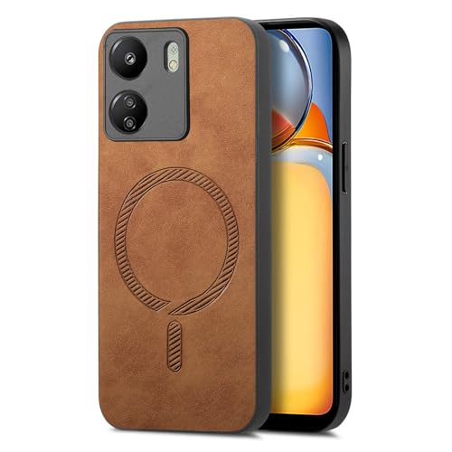 �}�O�l�b�g�� �X�}�z�P�[�X �Ή��@�� for Redmi 15A 5G,�Ή��@�� for MagSafe ���C�����X�[�d���}�O�l�b�g���ԍڃz���_�[�Ή� �ϏՌ��ی�J�o�[ Brown