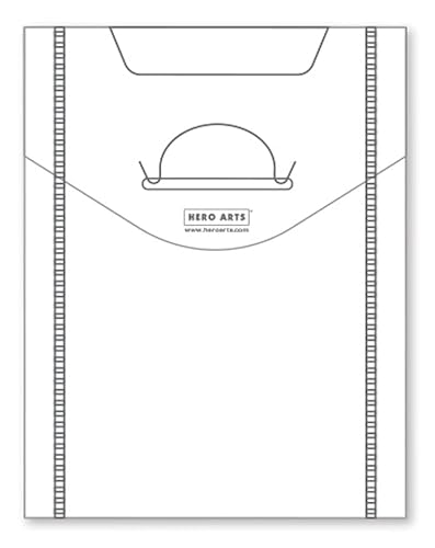 HERO ARTS SOBRES DE ALMACENAMIENTO 4X5 10PK, Transparente