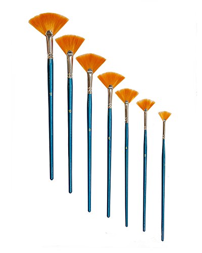 Fächerpinsel repino Pinsel Set 20021 Künstlerpinsel Pinselset für Acrylfarben, Aquarellfarben, etc Cover