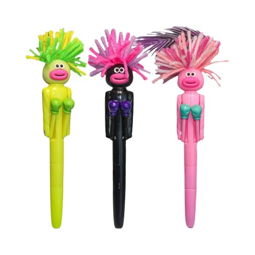 Genérico Bolígrafos de Boxeo Tinta | 3 Piezas de Papelería | Divertidos Bolígrafos de Gel Tinta | Para Artistas, Estudiantes, Adolescentes, Manualidades, Planificación, Exámenes, Clase,