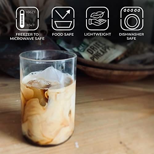 Image of PrimeWorld 270ml Set of 12 pcs Water Juice Colddrink Mojito Cocktail Iced Tea Glasses for Drinking Milkshake Soda Lassi Cold Coffee Smoothies Soft Drink Any Drink Whiskey Drink Juice Mocktail Beer