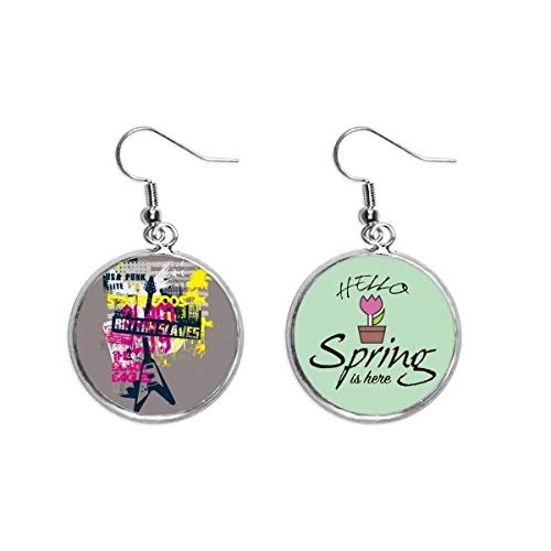 Pendientes de guitarra para un look street cultura en festivales