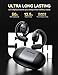 Open Ear Headphones Earbuds Wireless, 5.4 Bluetooth Ear Buds with Digital Display, Ultra-Comfort, Clear Calls, Powerful Sound, 50H Playtime, IPX4 Waterproof Sports Earphones for Running & Workouts