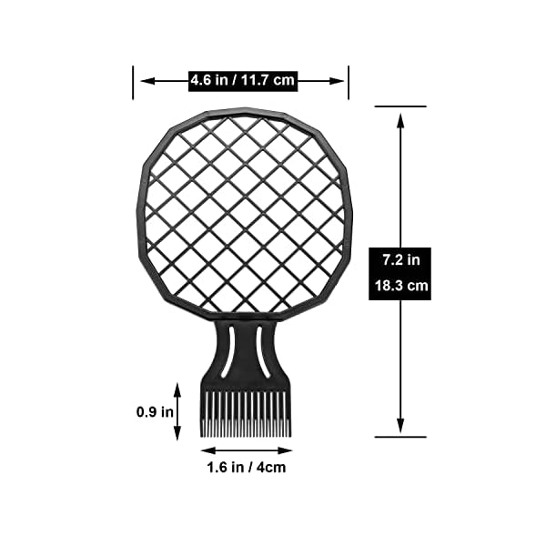 Twist Comb Curl Comb Twist Brush Afro Curl Comb Twist Hair Coils Comb Tool for Natural Hair Otoory