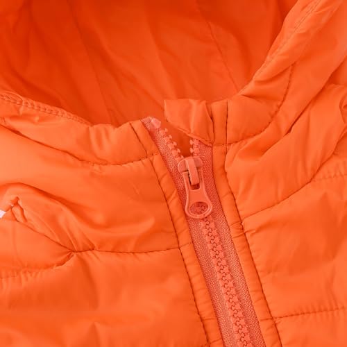 2024 Winter Jacket Coat Boys Girls Middle Kids Hooded With Pockets Solid Color Short Cotton Jacket Xmas Jacket Coat4