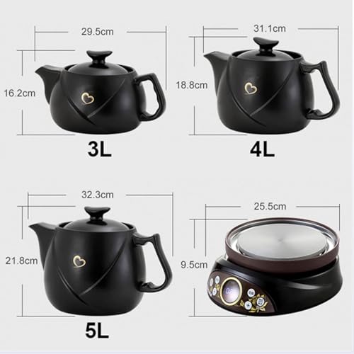 Tetera eléctrica cerámica 3L para infusiones miniatura 2
