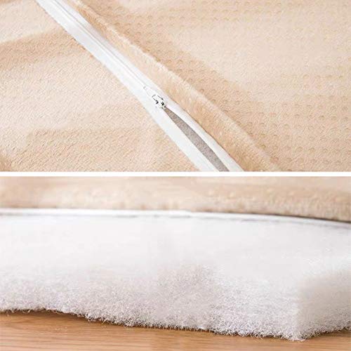 Coussin d'assise anti-dérapant 45x45 pour chaise de cuisine et fauteuil de bureau - 3