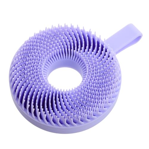 Mikinona Face Brush for Cleansing Silicone Face Brush Soft Bristles Scalp Massager for Bath Body Care