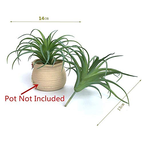 Ebuyom Artificial Succulents Plants Flocking Tillandsia Air Plants Fake Air Plants Bouquet Arrangements For Home Garden Decor #TOP6