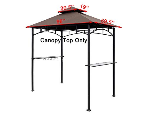 image for APEX GARDEN Replacement Canopy Top CAN ONLY FIT for Model #L-GG001PST-