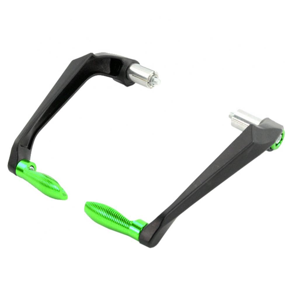 Lpuytrb Green Brake Guard Lever 2Pcs Aluminium Alloy Motorcycle Brake Clutch Lever Handlebar Protector Guards