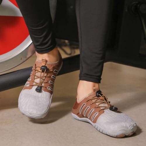 Image of Hike Barefoot Shoes Womens Men,Unisex Barefoot Water Shoes Breathable, Anti-Slip Hiking Footwear for Athletic Wide Toe Shoe Footwear for Hiking, Walking, Running, Yoga, and Water Sports